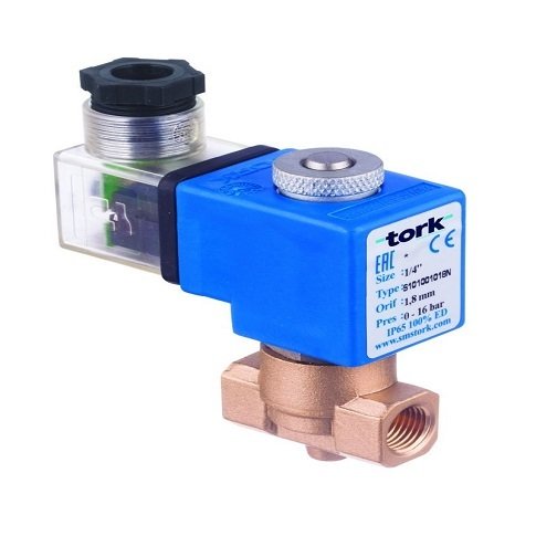 S1013.00.025 SERİSİ PİLOT KUMANDALI SOLENOİD VALF (ÇAP:1/8''-BAR:0-20)