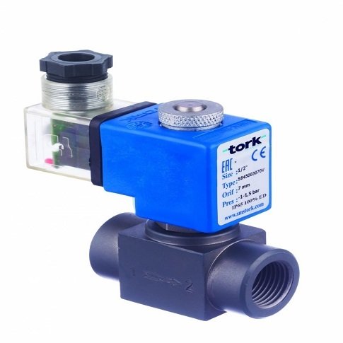 S8450.02.07 SERİSİ İZOLASYON SOLENOİD VALF(Agresif Akışkanlar İçin) (ÇAP:3/8''-BAR:-1-1.5)