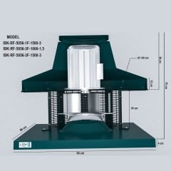 ISK-RF-5056-1F-1500-3 ORTA BASINÇLI ÇATI FANI