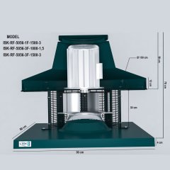 ISK-RF-5056-3F-1500-3 ORTA BASINÇLI ÇATI FANI