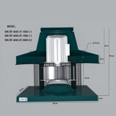 ISK-RF-4045-1F-1500-1,1 DÜŞÜK BASINÇLI ÇATI FANI