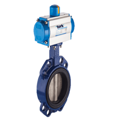 PAV800.50 DA PNÖMATİK AKTÜATÖRLÜ KELEBEK VANA(Çift Etkili) (ÇAP:DN50)