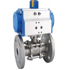 PAV 905F.32 SR 3 PARÇALI FLANŞLI TEK ETKİLİ PASLANMAZ ÇELİK KÜRESEL VANA(PN40) (ÇAP:DN32)