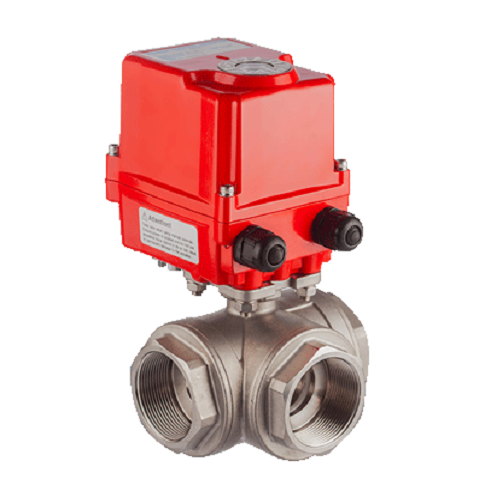 EAV 904.15 AC 3/2 YOLLU ELEKTRİK AKTÜATÖRLÜ DİŞLİ PASLANMAZ KÜRESEL VANA (ÇAP:1/2'')