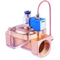 S1012.07 SERİSİ PİLOT KUMANDALI (Borulu) SOLENOİD VALF (ÇAP:1 1/2''-BAR:0,5-12)