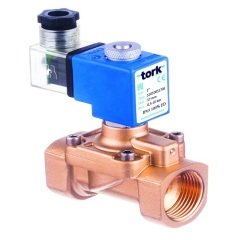 S2010.03.145 SERİSİ BUHAR SOLENOİD VALFİ PİLOT KUMANDALI (ÇAP:1/2''-BAR:0.5-5)