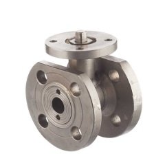 TORK-KV 909F.20 2/2 YOLLU MONOBLOK PASLANMAZ ÇELİK GÖVDELİ ÇİFT FLANŞLI KÜRESEL VANA (ÇAP:DN20)