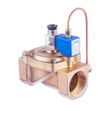 S2012.02 SERİSİ BUHAR SOLENOİD VALFİ (Borulu) (ÇAP:3/8''-BAR:0.5-5)