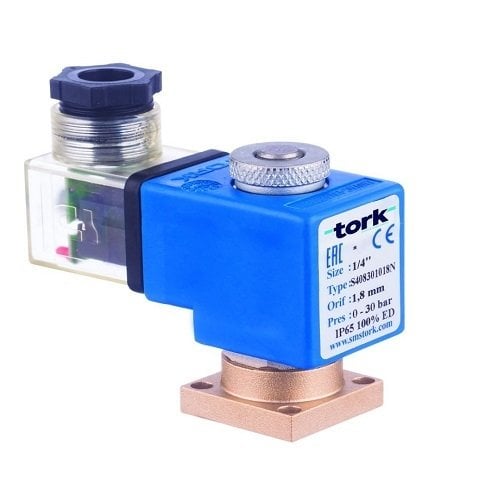 S4083.32 (2/2 YOLLU) SERİSİ YAKIT SOLENOİD VALF( Pleyt Montajlı) (ÇAP:30*30 BAR:0-30)