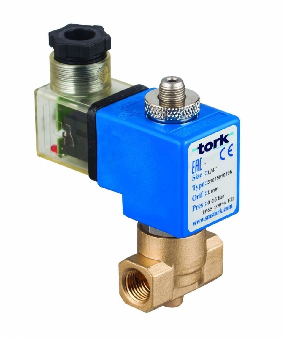 S5015.00.010 SERİSİ KOMPRESÖR SOLENOİD VALF (3/2 Yollu) (ÇAP:1/8''-BAR:0-10)